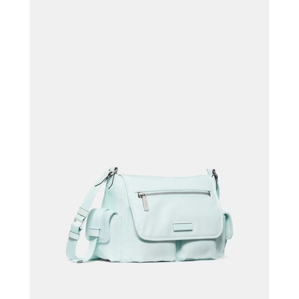 Kate Spade KN672 Carter Ksnyl Cargo Messenger Bag In Crisp Sky EUC - Picture 3 of 16